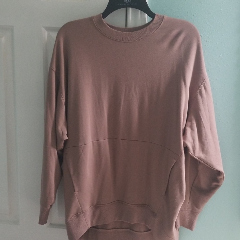 Express one eleven oversize pullover with pockets